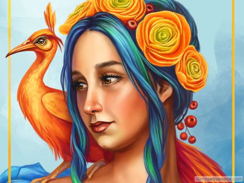 Phoenix girl - Art of Elena Selivanova