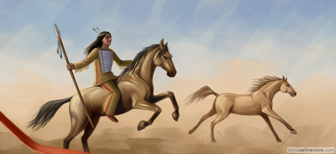 Native american[4] - Art of Elena Selivanova