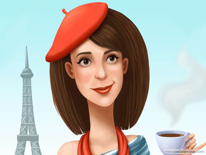 Parisienne - Art of Elena Selivanova