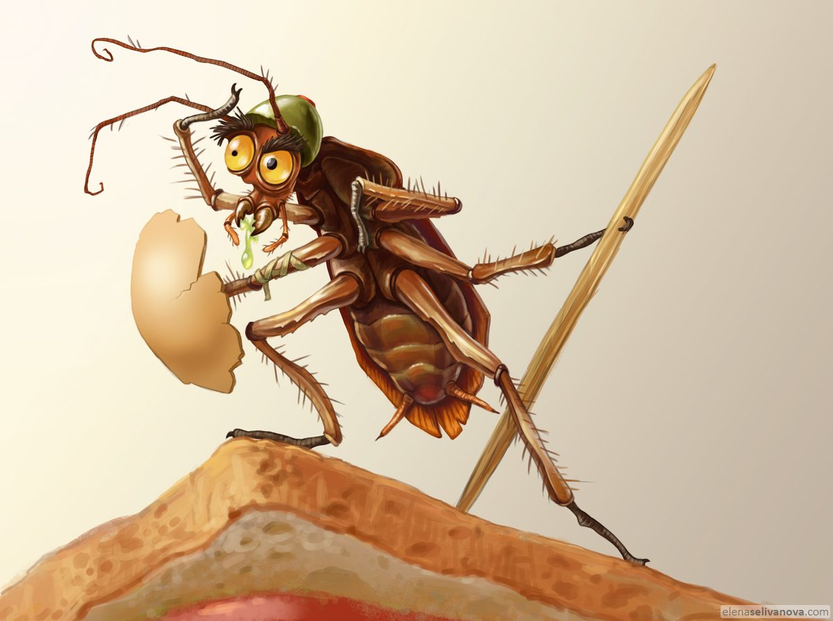 Insect warrior[1] - Art of Elena Selivanova