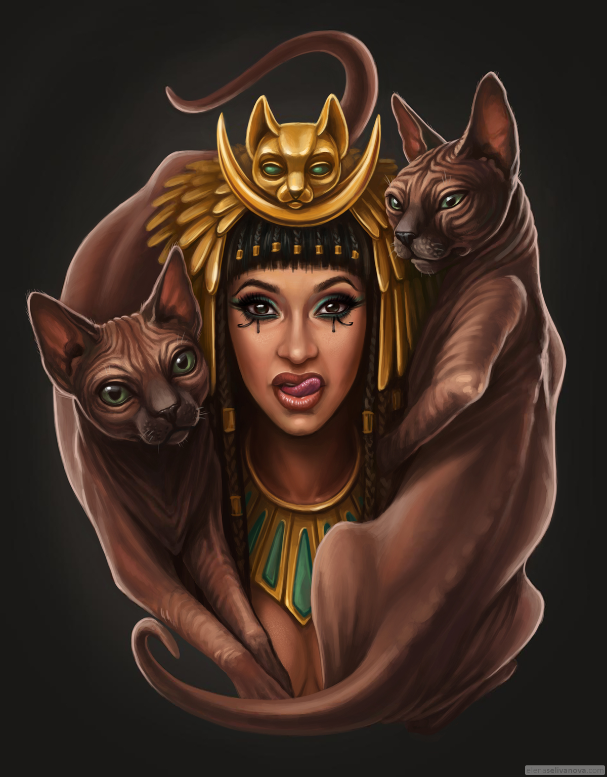 Egyptian Cardi[1] - Art of Elena Selivanova