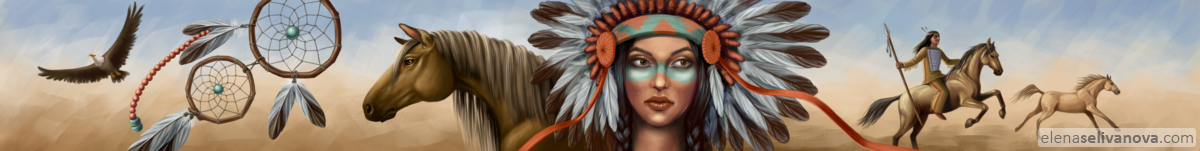 Native american[1] - Art of Elena Selivanova